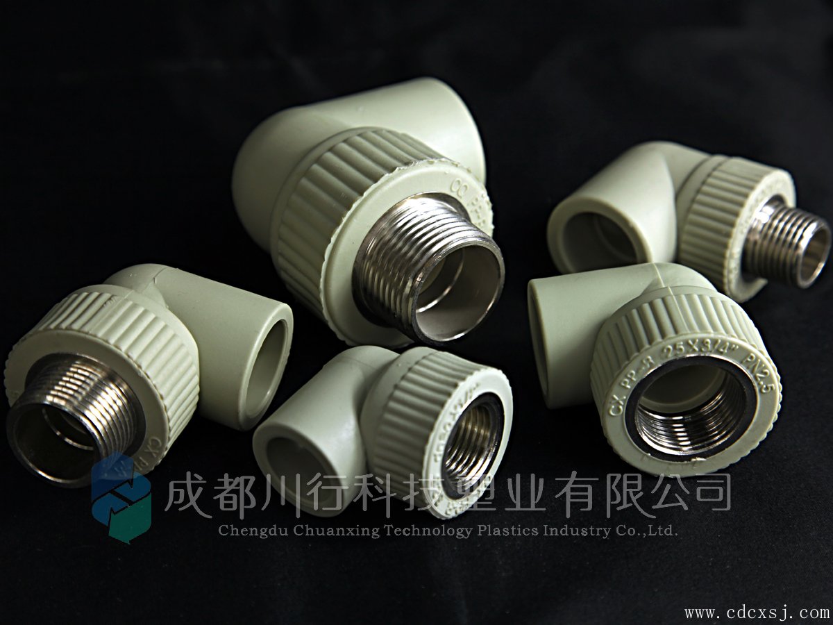 川行塑業產品展示圖-PPR外絲彎頭圖2